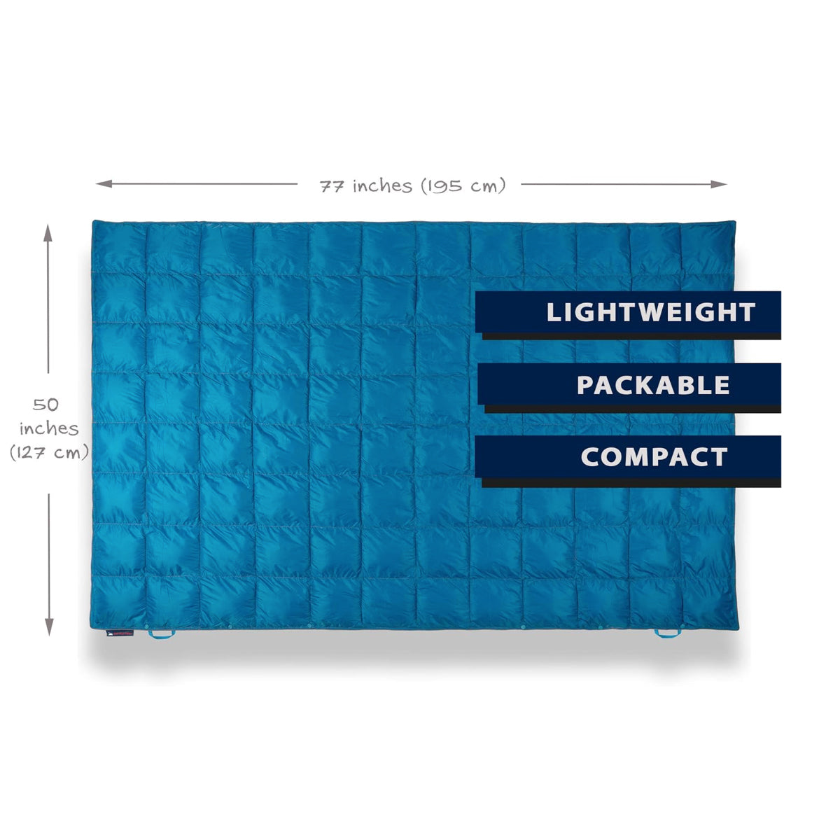 Double Puffy Camping Quilt