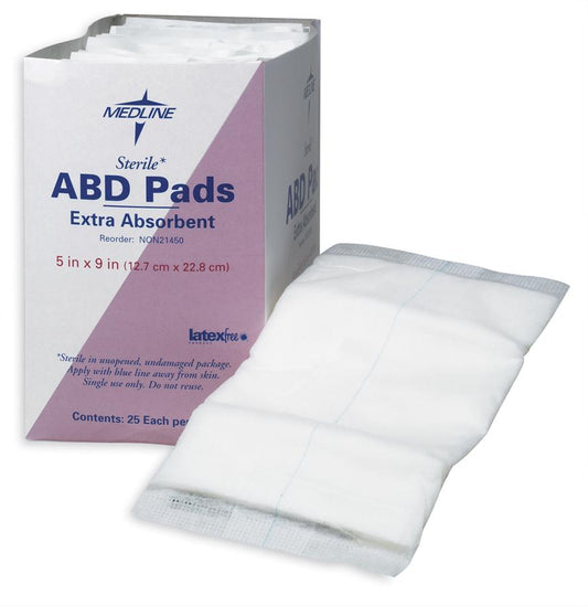 Sterile Abdominal Pads- 5"x 9"
